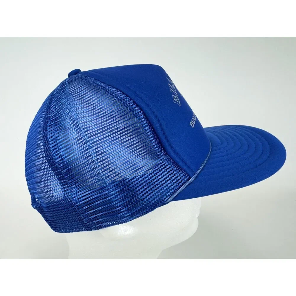 VTG  Blue Trucker Hat Snapback Cap Mesh Builder Contractor Lebanon Pa‎ Roper